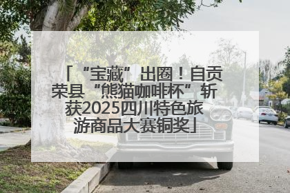 “宝藏”出圈！自贡荣县“熊猫咖啡杯”斩获2025四川特色旅游商品大赛铜奖