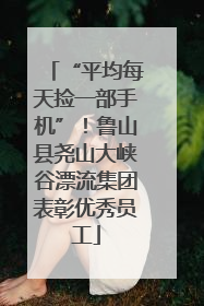 “平均每天捡一部手机”！鲁山县尧山大峡谷漂流集团表彰优秀员工