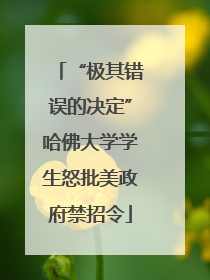 “极其错误的决定”哈佛大学学生怒批美政府禁招令