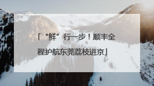 “鲜”行一步！顺丰全程护航东莞荔枝进京