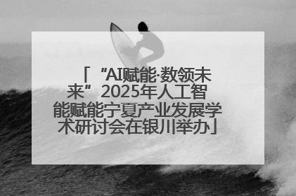 “AI赋能·数领未来”2025年人工智能赋能宁夏产业发展学术研讨会在银川举办