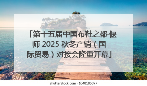 第十五届中国布鞋之都·偃师 2025 秋冬产销（国际贸易）对接会隆重开幕