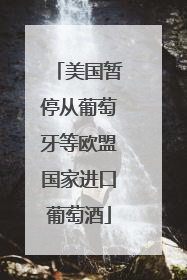美国暂停从葡萄牙等欧盟国家进口葡萄酒