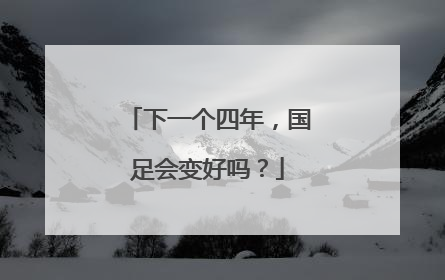 下一个四年，国足会变好吗？