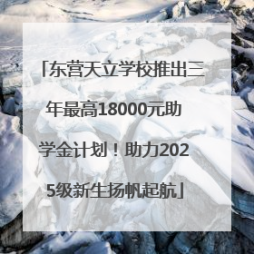 东营天立学校推出三年最高18000元助学金计划！助力2025级新生扬帆起航