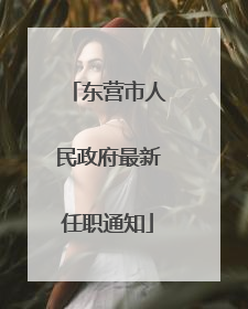 东营市人民政府最新任职通知