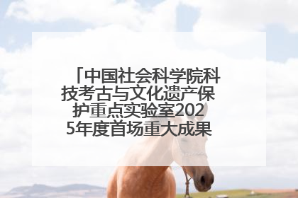 中国社会科学院科技考古与文化遗产保护重点实验室2025年度首场重大成果发布会在京举行