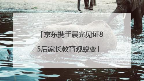 京东携手晨光见证85后家长教育观蜕变