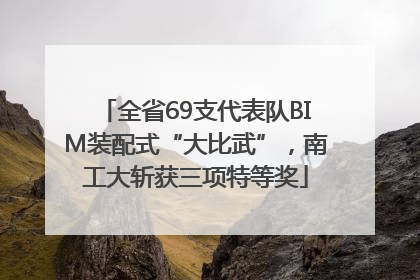 全省69支代表队BIM装配式“大比武”，南工大斩获三项特等奖