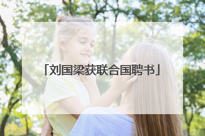 刘国梁获联合国聘书
