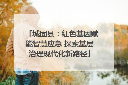 城固县：红色基因赋能智慧应急 探索基层治理现代化新路径