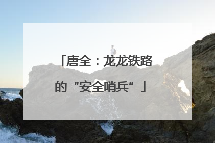 唐全：龙龙铁路的“安全哨兵”