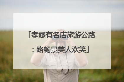 孝感有名店旅游公路：路畅景美人欢笑
