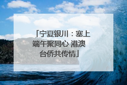 宁夏银川：塞上端午聚同心 港澳台侨共传情