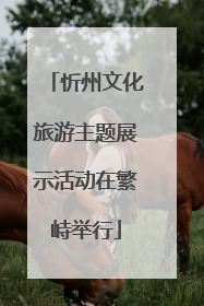 忻州文化旅游主题展示活动在繁峙举行