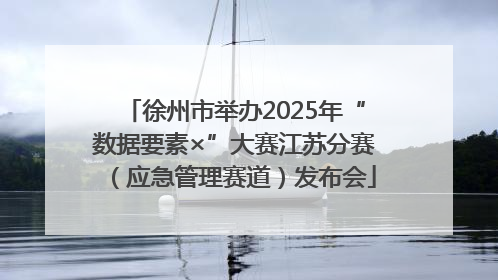 徐州市举办2025年“数据要素×”大赛江苏分赛（应急管理赛道）发布会