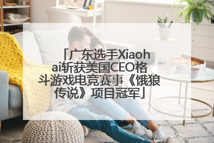 广东选手Xiaohai斩获美国CEO格斗游戏电竞赛事《饿狼传说》项目冠军