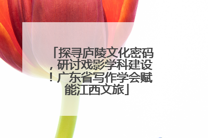 探寻庐陵文化密码，研讨戏影学科建设！广东省写作学会赋能江西文旅