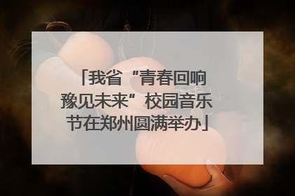 我省“青春回响 豫见未来”校园音乐节在郑州圆满举办