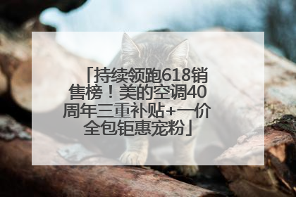 持续领跑618销售榜！美的空调40周年三重补贴+一价全包钜惠宠粉