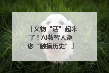 文物“活”起来了！AI数智人邀您“触摸历史”