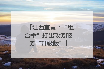 江西宜黄：“组合拳”打出政务服务“升级版”