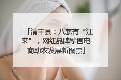 清丰县：八寨有“江来”，网红品牌擘画电商助农发展新图景