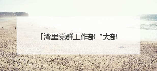 湾里党群工作部“大部制”改革：激活效能引擎，构建高效工作新格局