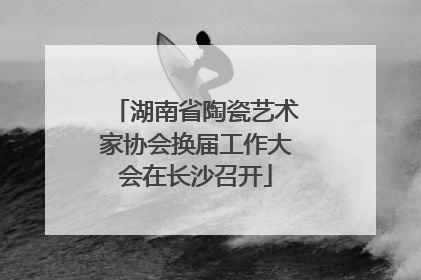 湖南省陶瓷艺术家协会换届工作大会在长沙召开