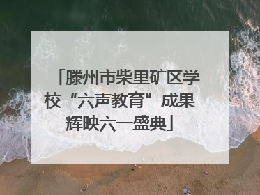 滕州市柴里矿区学校“六声教育”成果辉映六一盛典