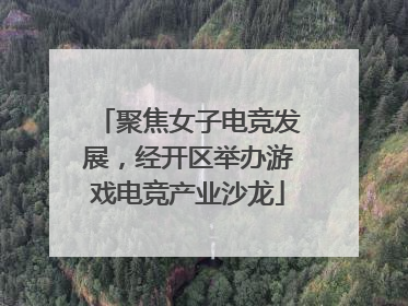 聚焦女子电竞发展，经开区举办游戏电竞产业沙龙