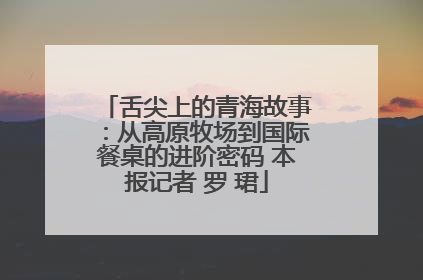 舌尖上的青海故事：从高原牧场到国际餐桌的进阶密码 本报记者 罗 珺