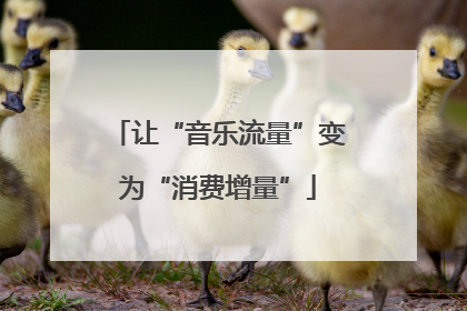 让“音乐流量”变为“消费增量”