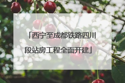 西宁至成都铁路四川段站房工程全面开建