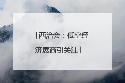 西洽会：低空经济展商引关注