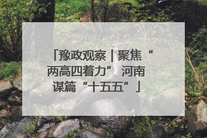 豫政观察｜聚焦“两高四着力” 河南谋篇“十五五”