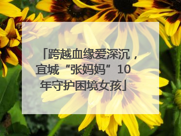 跨越血缘爱深沉，宜城“张妈妈”10年守护困境女孩