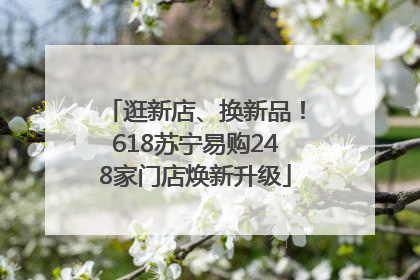 逛新店、换新品！618苏宁易购248家门店焕新升级