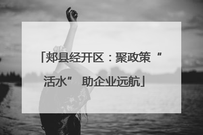 郏县经开区：聚政策“活水” 助企业远航