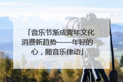 音乐节渐成青年文化消费新趋势——年轻的心，随音乐律动