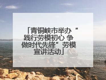 青铜峡市举办“践行劳模初心 争做时代先锋”劳模宣讲活动
