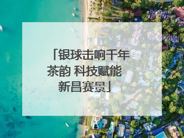 银球击响千年茶韵 科技赋能新昌赛景