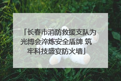 长春市消防救援支队为光博会淬炼安全盾牌 筑牢科技盛宴防火墙