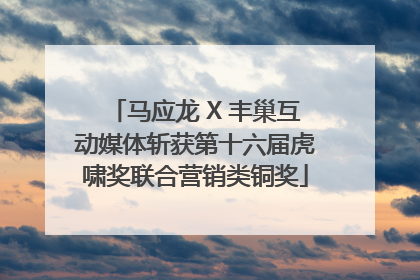 马应龙 X 丰巢互动媒体斩获第十六届虎啸奖联合营销类铜奖