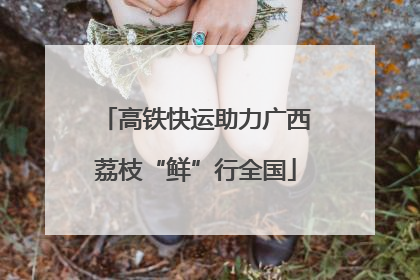 高铁快运助力广西荔枝“鲜”行全国