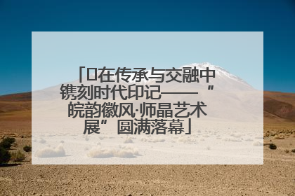 ﻿在传承与交融中镌刻时代印记——“皖韵徽风·师晶艺术展”圆满落幕