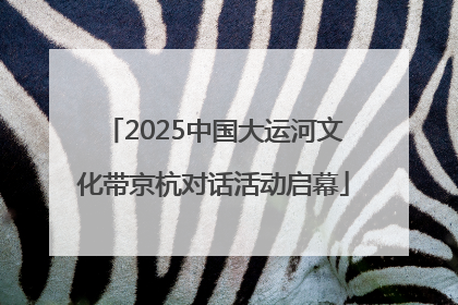 2025中国大运河文化带京杭对话活动启幕