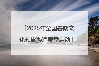 2025年全国暑期文化和旅游消费季启动