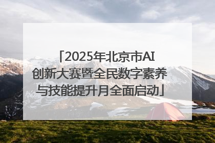 2025年北京市AI创新大赛暨全民数字素养与技能提升月全面启动